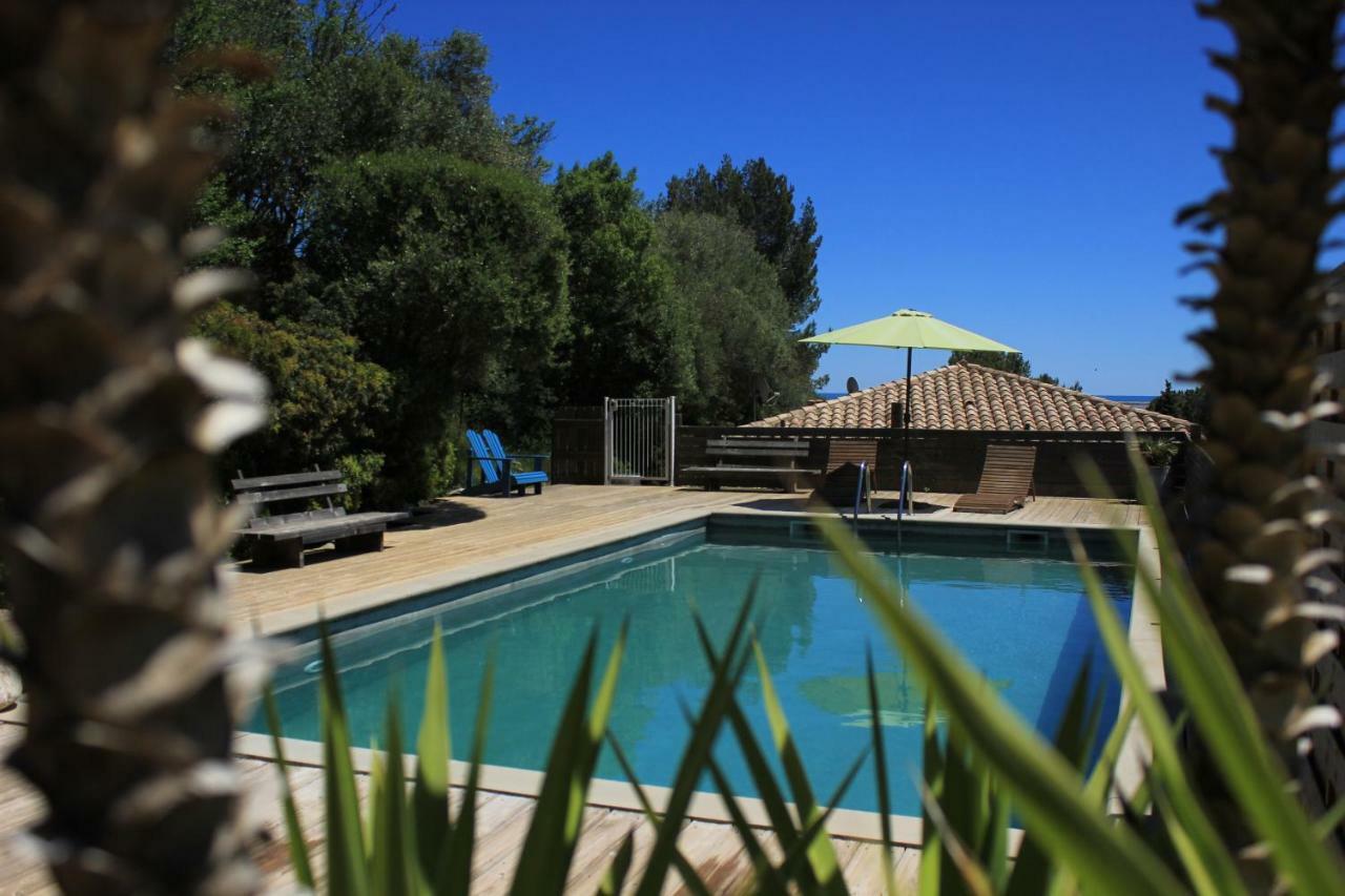 La Poussada, Maisons Ecologiques Avec Vue Mer La Palme Exterior photo