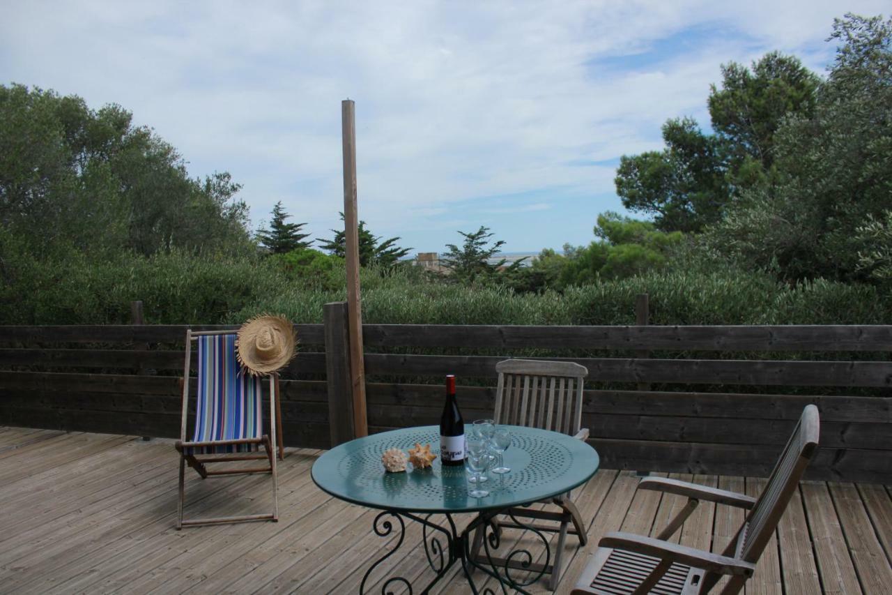 La Poussada, Maisons Ecologiques Avec Vue Mer La Palme Exterior photo